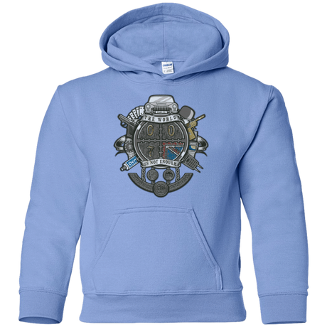 Sweatshirts Carolina Blue / YS British Spy Crest Youth Hoodie
