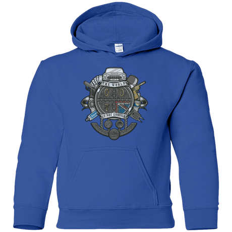 Sweatshirts Royal / YS British Spy Crest Youth Hoodie