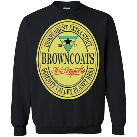 Sweatshirts Black / Small Browncoats Stout Crewneck Sweatshirt