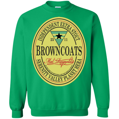 Sweatshirts Irish Green / Small Browncoats Stout Crewneck Sweatshirt