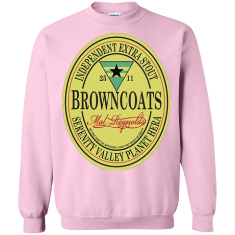 Sweatshirts Light Pink / Small Browncoats Stout Crewneck Sweatshirt