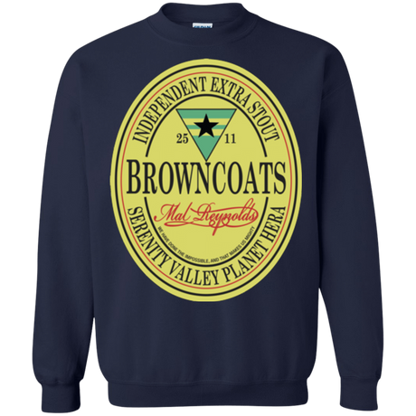 Sweatshirts Navy / Small Browncoats Stout Crewneck Sweatshirt