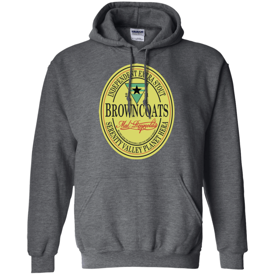 Sweatshirts Dark Heather / Small Browncoats Stout Pullover Hoodie