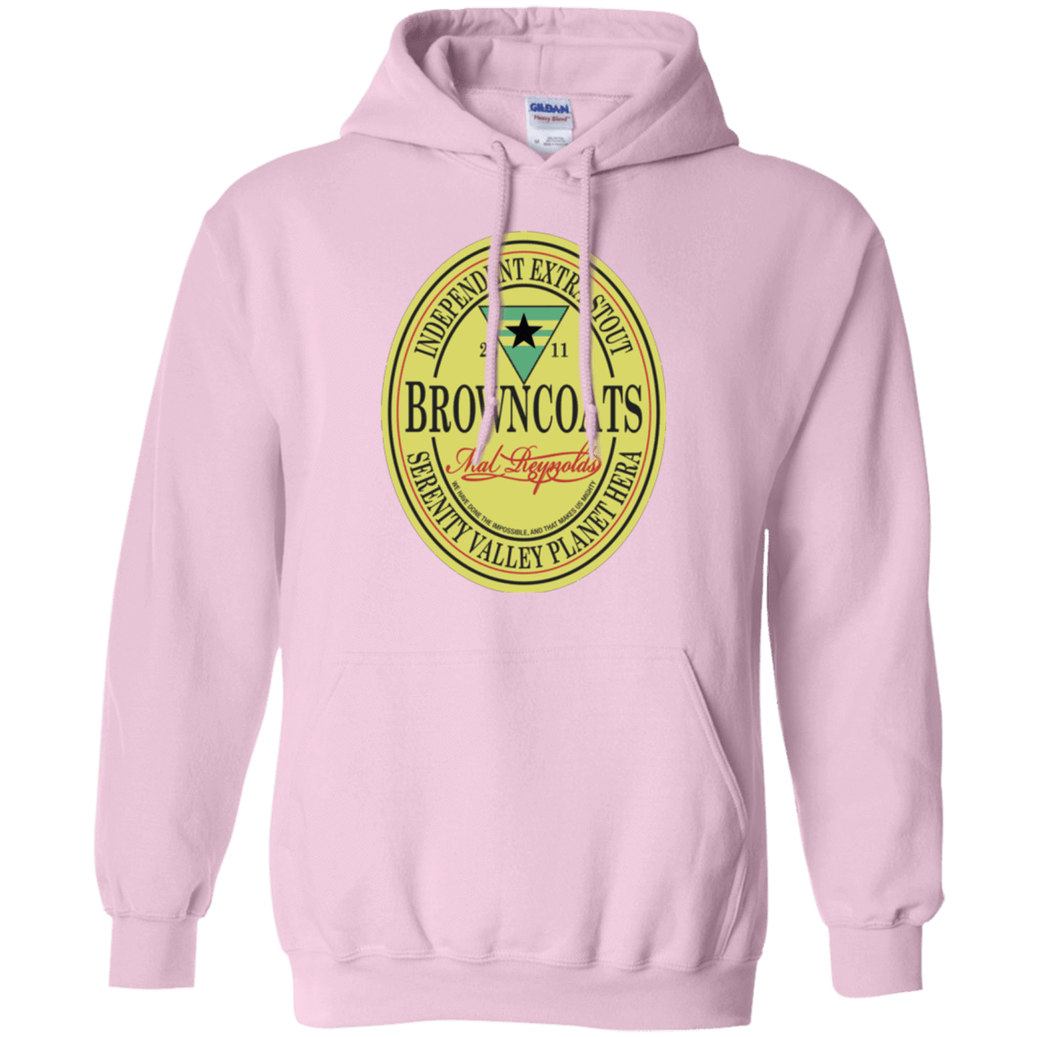 Sweatshirts Light Pink / Small Browncoats Stout Pullover Hoodie