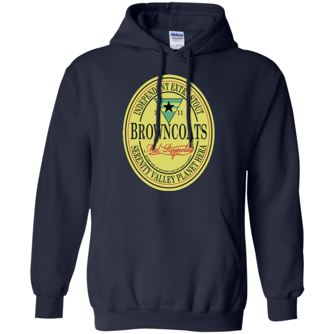 Sweatshirts Navy / Small Browncoats Stout Pullover Hoodie