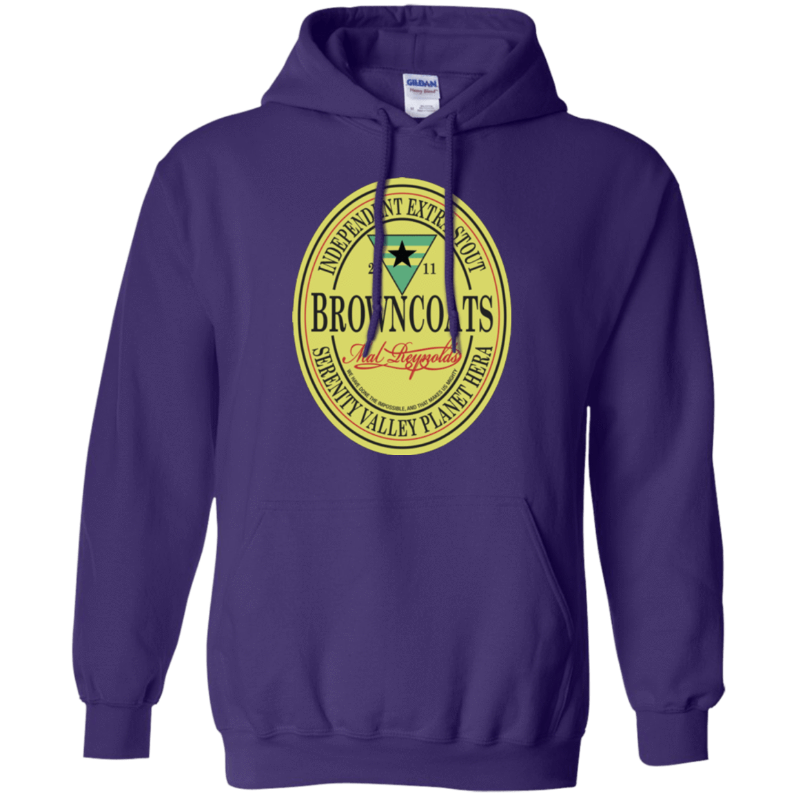 Sweatshirts Purple / Small Browncoats Stout Pullover Hoodie