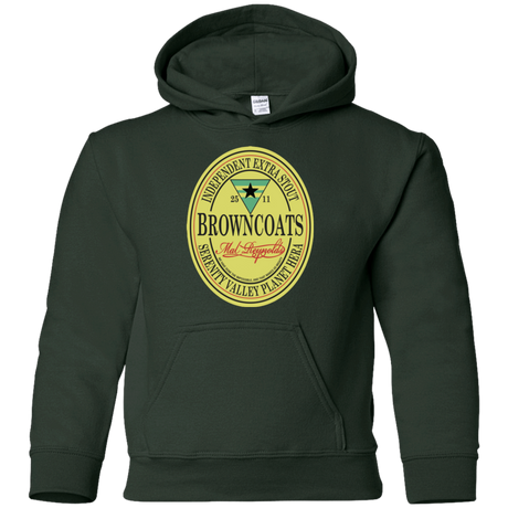 Sweatshirts Forest Green / YS Browncoats Stout Youth Hoodie