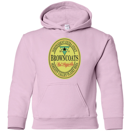 Sweatshirts Light Pink / YS Browncoats Stout Youth Hoodie