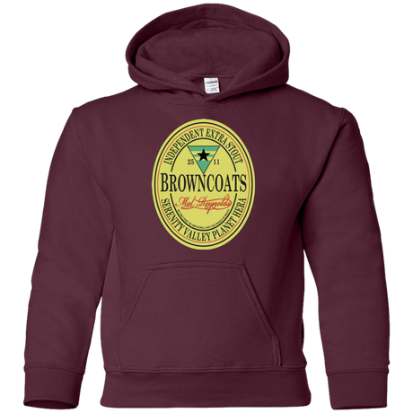 Sweatshirts Maroon / YS Browncoats Stout Youth Hoodie