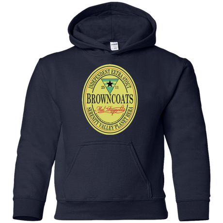 Sweatshirts Navy / YS Browncoats Stout Youth Hoodie