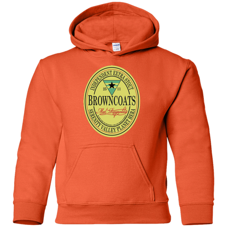 Sweatshirts Orange / YS Browncoats Stout Youth Hoodie