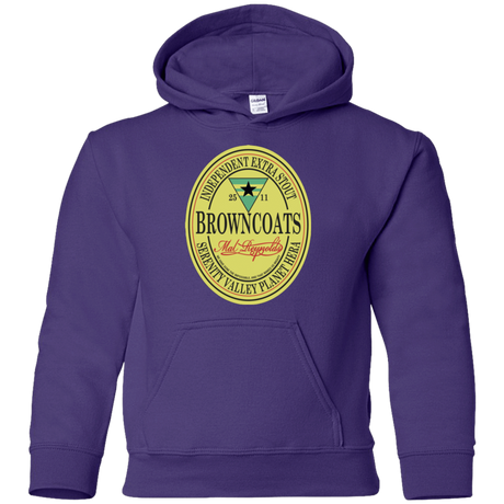 Sweatshirts Purple / YS Browncoats Stout Youth Hoodie