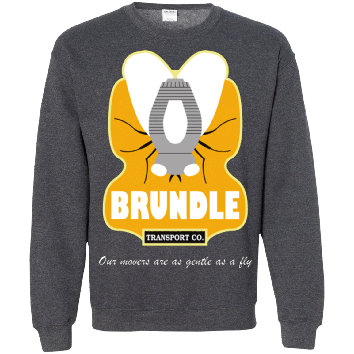 Sweatshirts Dark Heather / Small Brundle Transportation Crewneck Sweatshirt