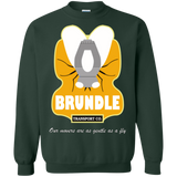 Sweatshirts Forest Green / Small Brundle Transportation Crewneck Sweatshirt
