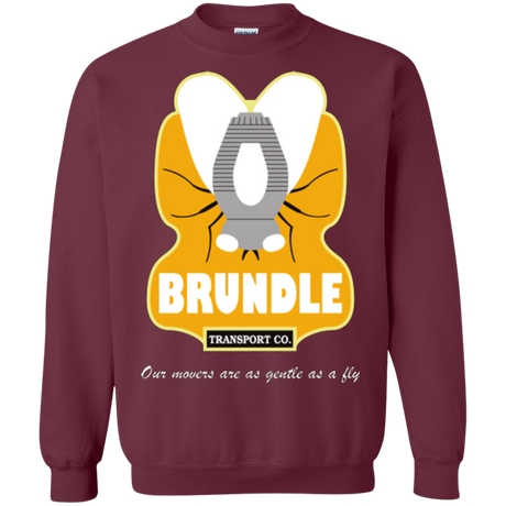 Sweatshirts Maroon / Small Brundle Transportation Crewneck Sweatshirt