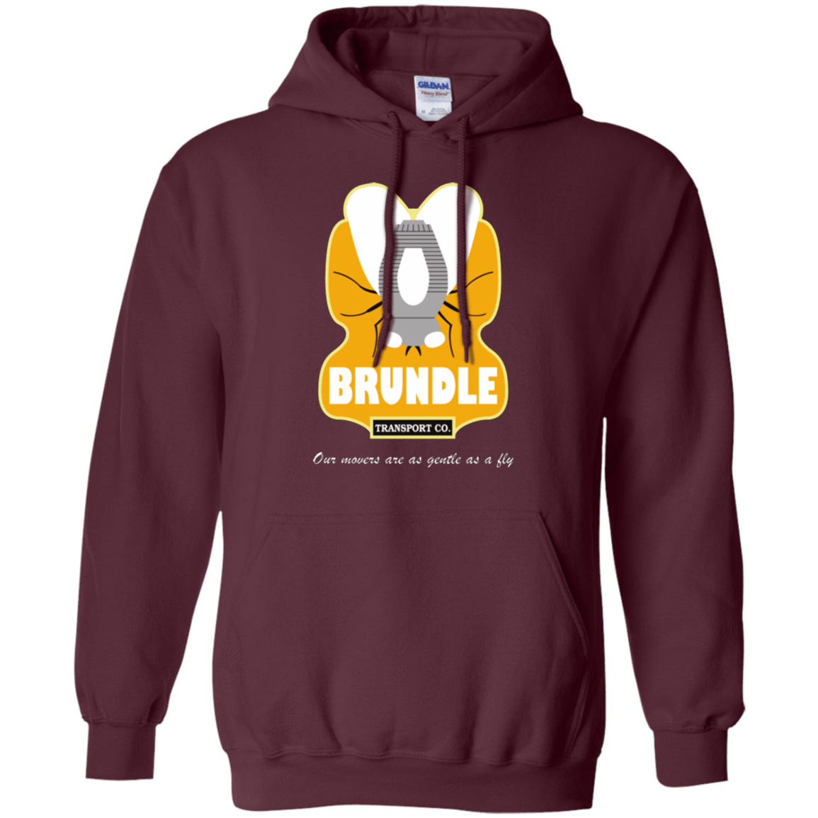 Sweatshirts Maroon / Small Brundle Transportation Pullover Hoodie