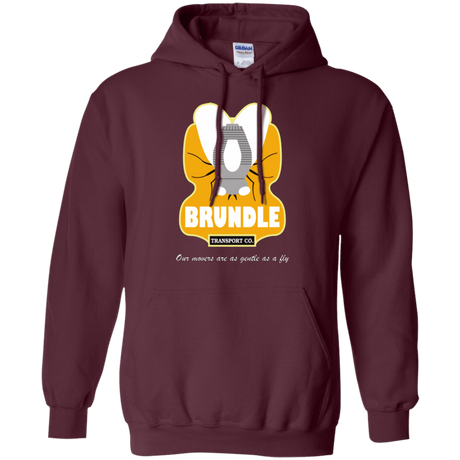 Sweatshirts Maroon / Small Brundle Transportation Pullover Hoodie