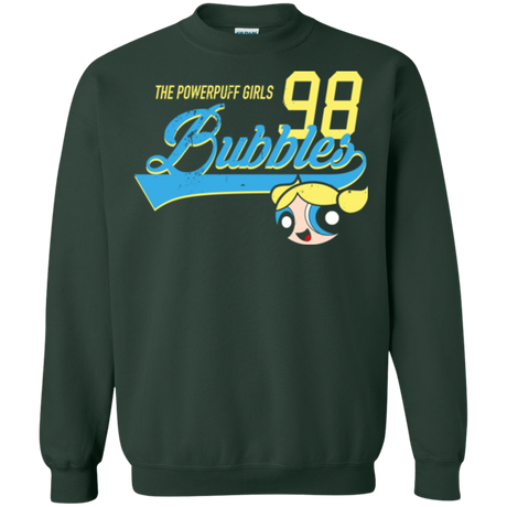 Sweatshirts Forest Green / Small Bubbles Crewneck Sweatshirt