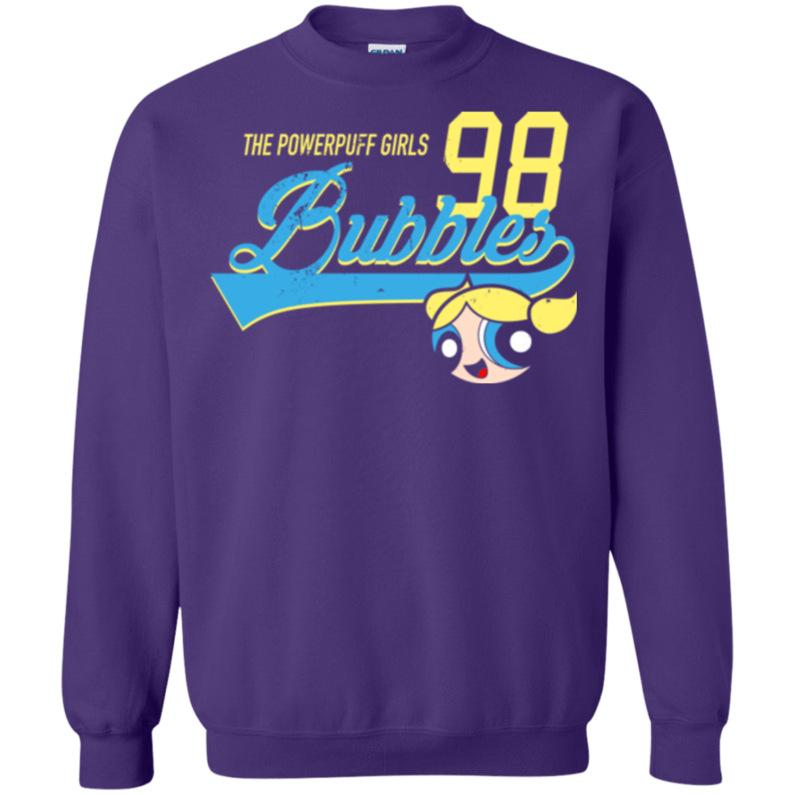 Sweatshirts Purple / Small Bubbles Crewneck Sweatshirt