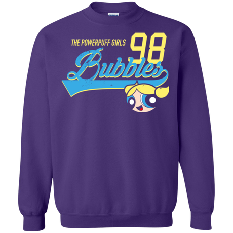 Sweatshirts Purple / Small Bubbles Crewneck Sweatshirt