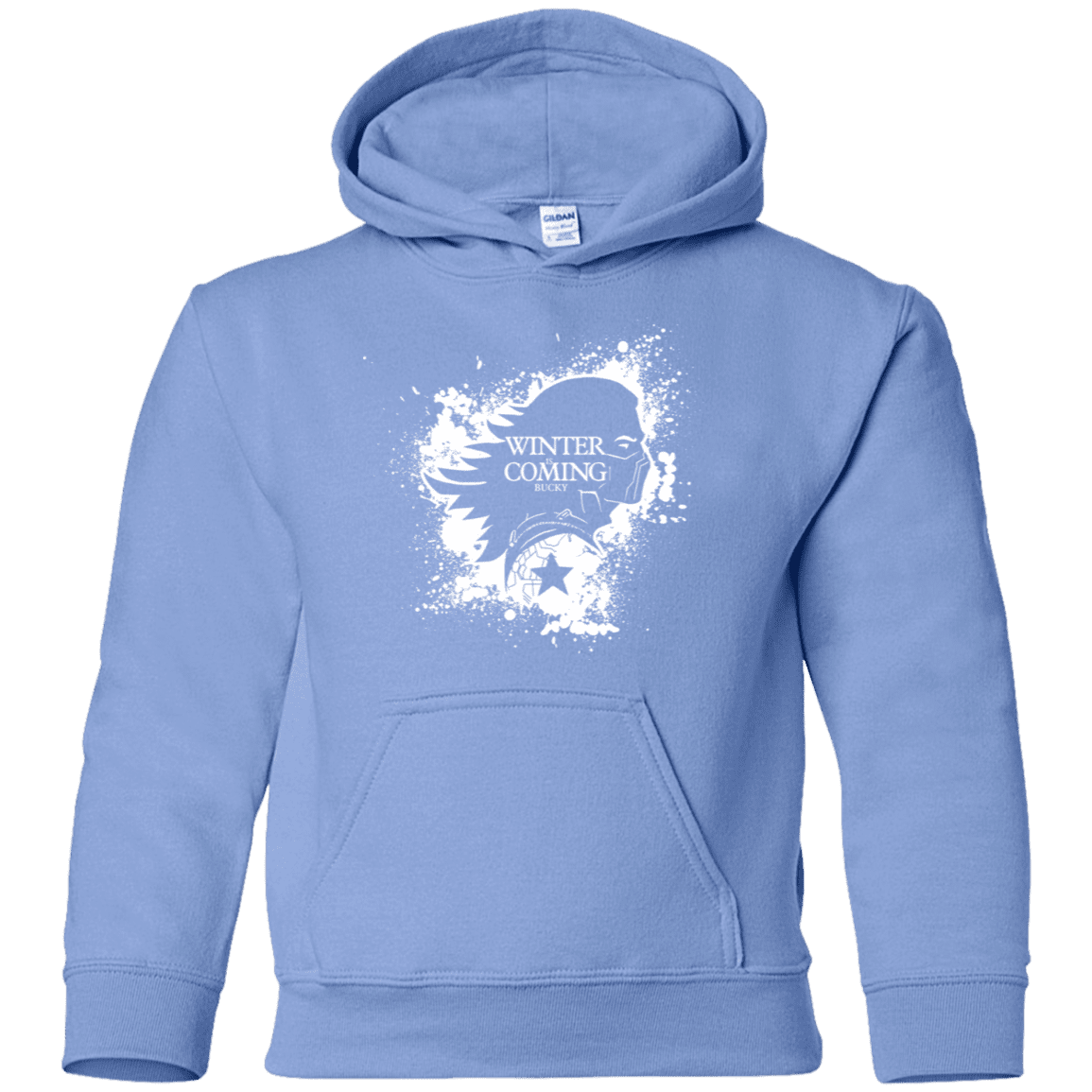 Sweatshirts Carolina Blue / YS Bucky Black Youth Hoodie