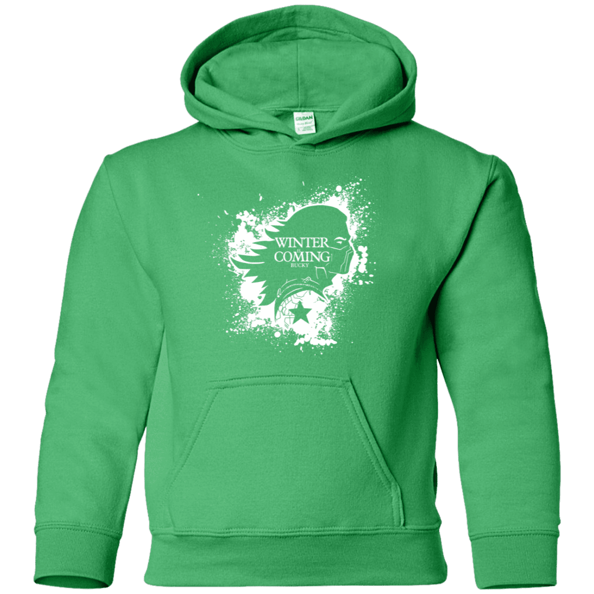 Sweatshirts Irish Green / YS Bucky Black Youth Hoodie