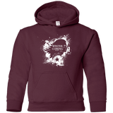 Sweatshirts Maroon / YS Bucky Black Youth Hoodie