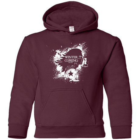 Sweatshirts Maroon / YS Bucky Black Youth Hoodie