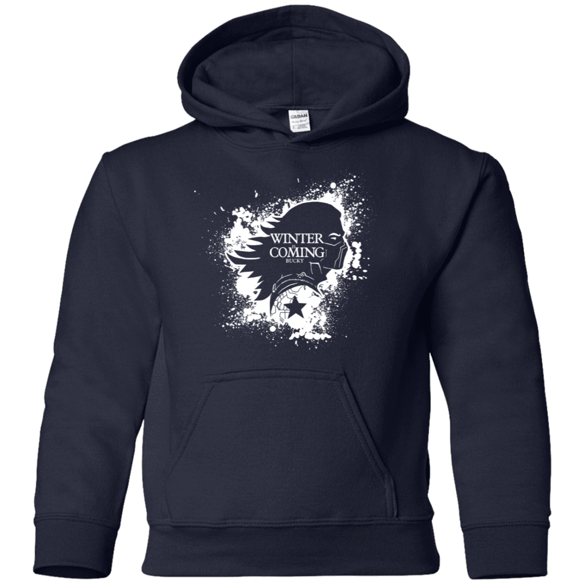 Sweatshirts Navy / YS Bucky Black Youth Hoodie