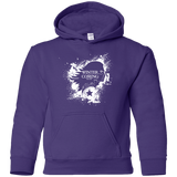 Sweatshirts Purple / YS Bucky Black Youth Hoodie