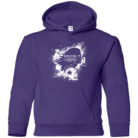 Sweatshirts Purple / YS Bucky Black Youth Hoodie