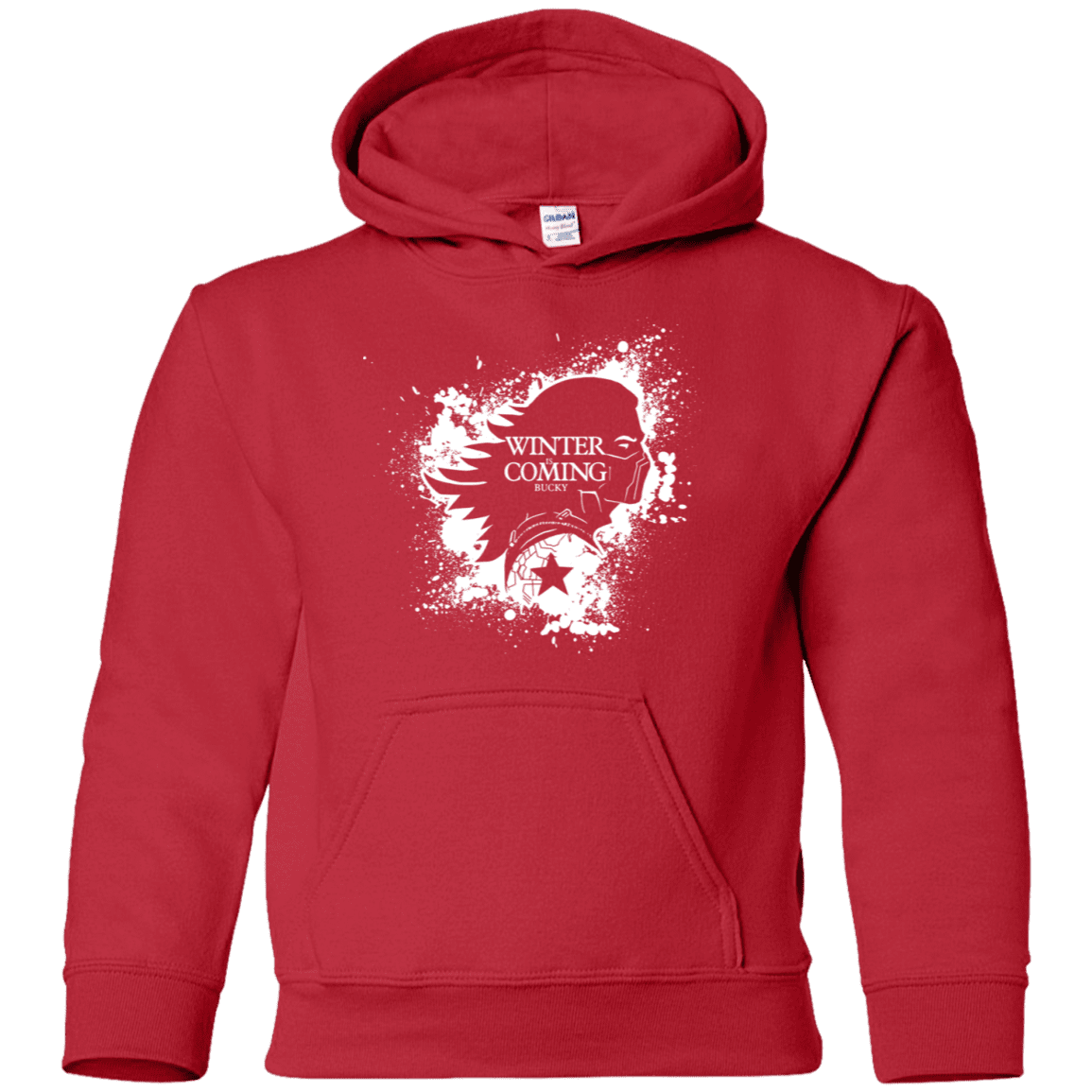 Sweatshirts Red / YS Bucky Black Youth Hoodie