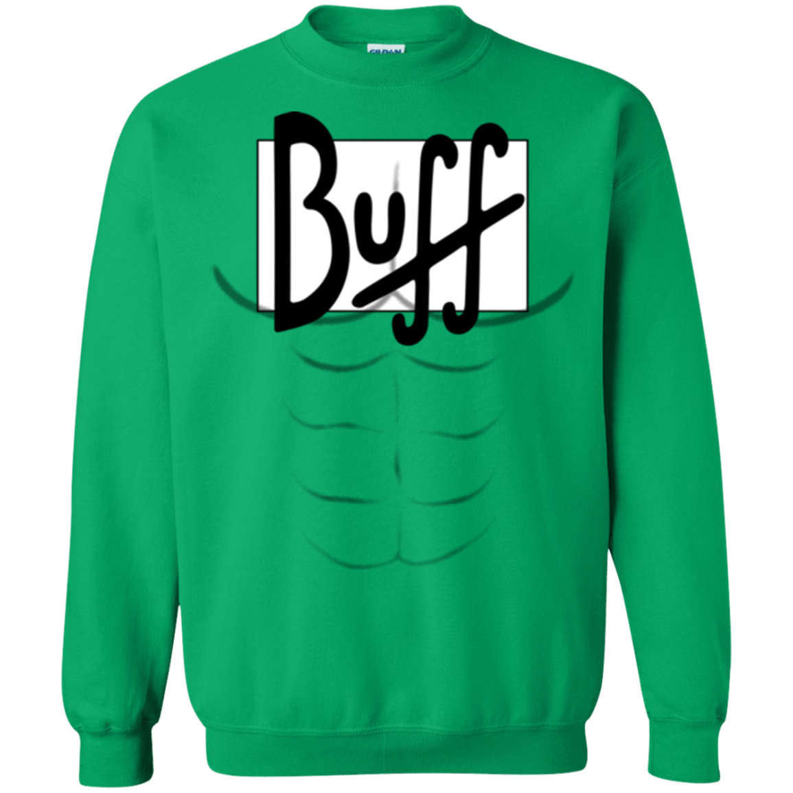 Sweatshirts Irish Green / Small Buff Crewneck Sweatshirt
