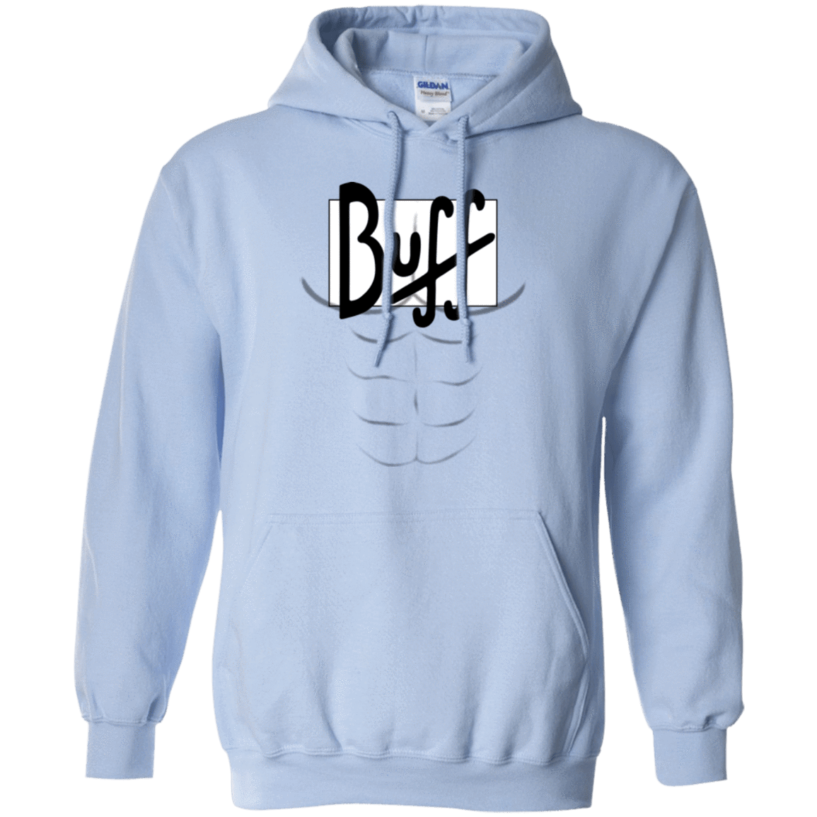 Sweatshirts Light Blue / Small Buff Pullover Hoodie