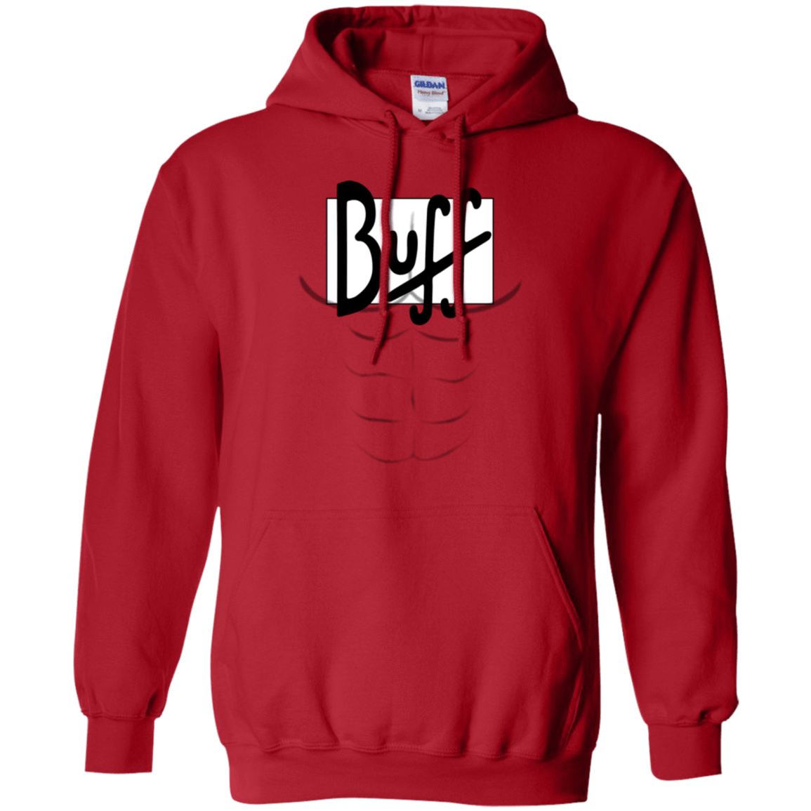 Sweatshirts Red / Small Buff Pullover Hoodie