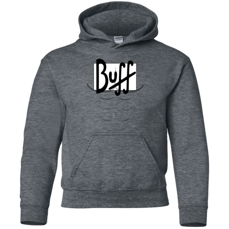 Sweatshirts Dark Heather / YS Buff Youth Hoodie