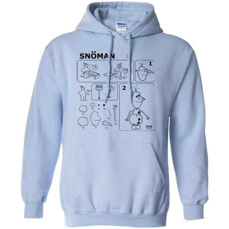 Sweatshirts Light Blue / Small Build a Snowman Pullover Hoodie