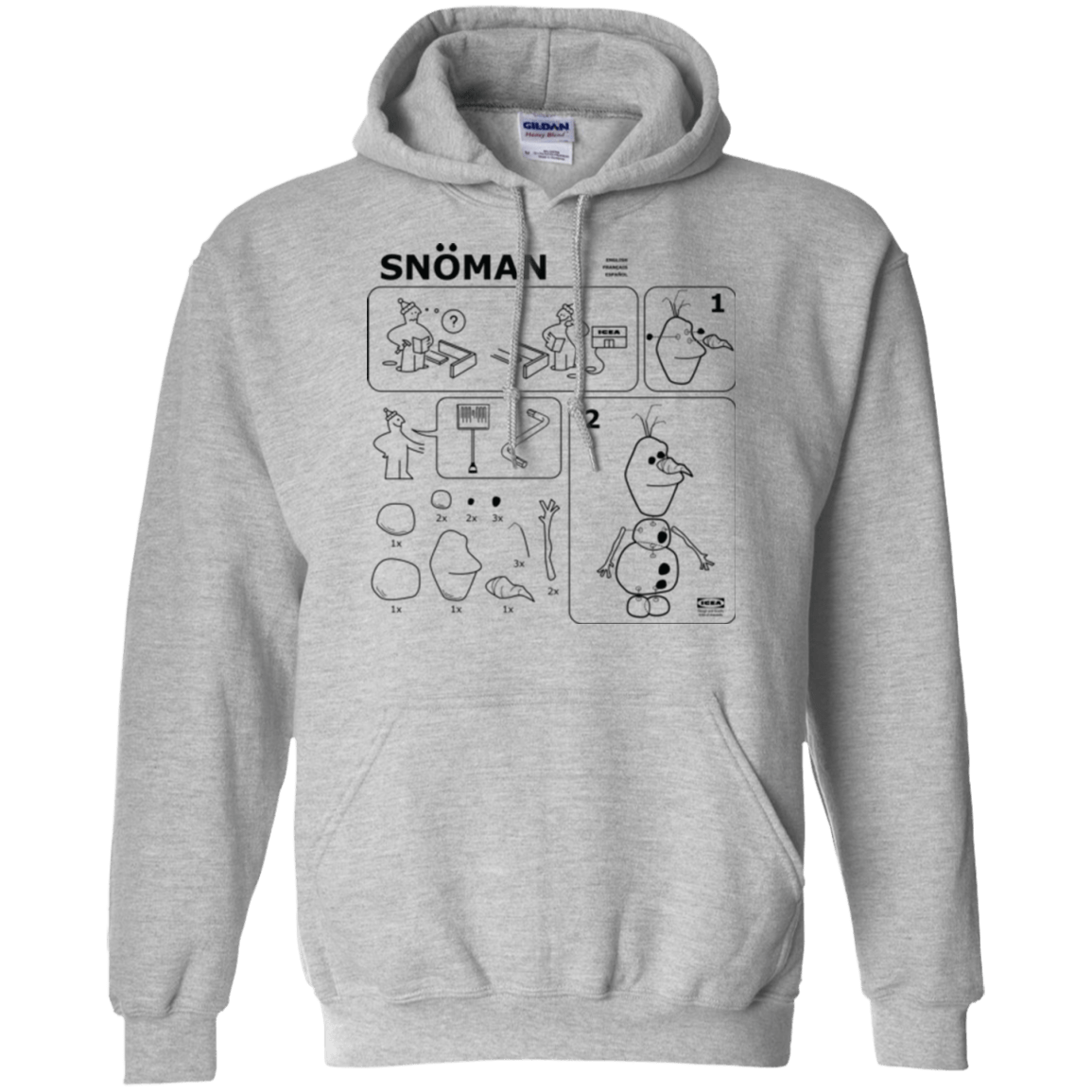 Sweatshirts Sport Grey / Small Build a Snowman Pullover Hoodie