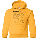 Sweatshirts Gold / YS Build a Snowman Youth Hoodie