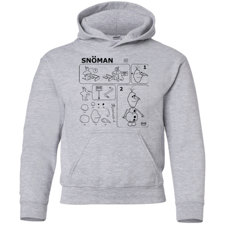 Sweatshirts Sport Grey / YS Build a Snowman Youth Hoodie
