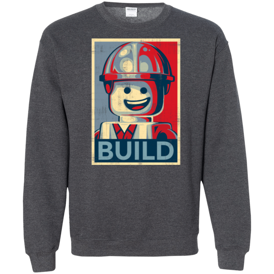 Sweatshirts Dark Heather / Small Build Crewneck Sweatshirt