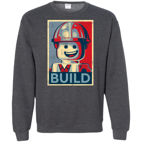 Sweatshirts Dark Heather / Small Build Crewneck Sweatshirt