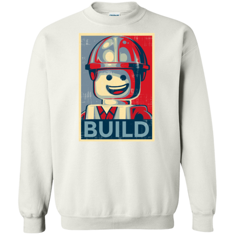 Sweatshirts White / Small Build Crewneck Sweatshirt