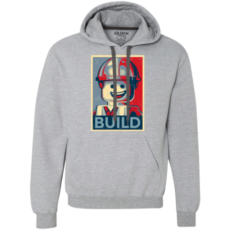 Sweatshirts Sport Grey / Small Build Premium Fleece Hoodie