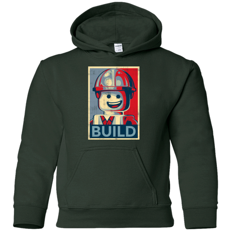 Sweatshirts Forest Green / YS Build Youth Hoodie