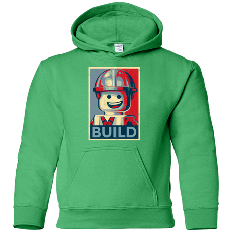 Sweatshirts Irish Green / YS Build Youth Hoodie
