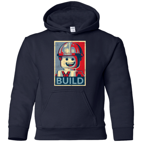 Sweatshirts Navy / YS Build Youth Hoodie