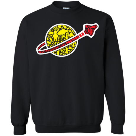 Sweatshirts Black / Small Building in Space Crewneck Sweatshirt