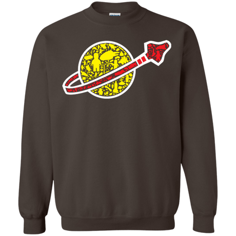 Sweatshirts Dark Chocolate / Small Building in Space Crewneck Sweatshirt