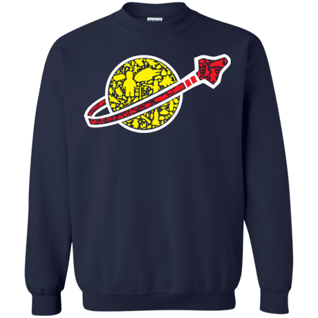 Sweatshirts Navy / Small Building in Space Crewneck Sweatshirt